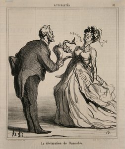 ダモクレスの宣言 作： Honoré Daumier